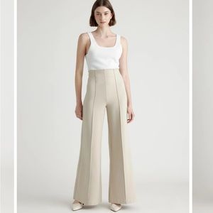 Quince Ultra-Stretch Ponte Super Wide Leg Pant
